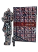 Статуетка колекційний набір Bearbrick Benjamin Grant Overview Barcelona 400% + 100% 28 см + 7 см Medicom Toy Барселона - зображення 6