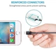 Кабель Anker Powerline Select+ Lightning USB Type-A - Lightning 1.8 м чорний - зображення 5