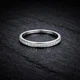 Серебряное кольцо с фианитами Классик 17 р - изображение 1