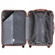Дорожный пластиковый чемодан Wings 402 Exclusive мини (XS) ручная кладь, на 4 колесах 50х33х20 см серебристый - изображение 3