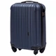 Дорожный пластиковый чемодан Wings 2011 Flamingo мини (XS) ручная кладь, на 4 колесах 51х33х19 см синяя - изображение 1