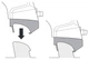 Монтажний комплект Thule 186019 для Audi A4/S4/RS4 (mkIV-mkV)(B8; B9)(універсал) 2008-2023 / Q5/SQ5 (mkI) 2008-2017; Cadillac Vistiq (mkI) 2025→ (TH 186019) - изображение 2