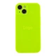 Чохол Silicone Case Full Size with Frame для iPhone 13 40.Shiny Green - изображение 1