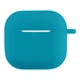 Чехол Silicone Case с карабином для Airpods 5/Airpods 4 Eastern Blue - изображение 1