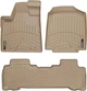 Килимки Weathertech Beige для Honda Pilot (mkI) 2006-2008 (WT 450591-450222) - изображение 1