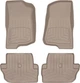 Килимки Weathertech Beige для Jeep Wrangler (JL) 2017→ (WT 4513131-4513133) - изображение 1
