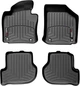 Килимки Weathertech Black для Volkswagen Golf (mkV) 2003-2010 / (mkVI) 2008-2014 / Jetta (mkV) 2005-2010 / Scirocco (mkIII) 2008-2017; Skoda Octavia (mkII) 2004-2013 (АКПП)(4 овальних кріплення) (WT 440801-440802) - изображение 1