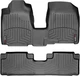 Килимки Weathertech Black для Honda CR-V (mkIII) 2006-2012 (1 ряд - цілісний) (WT 443191-440982) - изображение 1