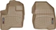 Килимки Weathertech Beige для Ford Flex (mkI) 2008-2019; Lincoln MKT (mkI) 2009-2019 (2 круглих кріплення)(1 ряд) (WT 453121) - изображение 1