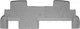 Килимки Weathertech Grey для Chevrolet Traverse (mkI); Buick Enclave (mkI) 2008-2017; GMC Acadia (mkI) 2006-2017; Saturn Outlook (mkI) 2006-2010 (2 ряд - 3 місця)(2 ряд) (WT 461112) - изображение 1