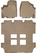 Килимки Weathertech Beige для Honda Odyssey (mkIV)(RL5) 2010-2017 (1 ряд - роздільний)(1-2-3 ряд) (WT 453411-453412) - изображение 1