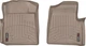 Килимки Weathertech Beige для Ford F-150 (all cabs)(mkXI)(no 4x4 shifter)(no air vents to row 2)(4 fixing posts)(2 pcs.)(1 row) 2010-2014 (WT 456131) - зображення 1