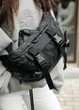 Женская сумка бананка Sambag Dynamicdart черный 38 × 21 × 7 см (80411702) - изображение 6