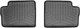 Килимки Weathertech Black для Toyota Corolla (E120) 2000-2008 (USA)(2 ряд) (WT 441092) - изображение 1