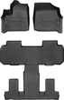 Килимки Weathertech Black для Chevrolet Traverse (mkII) 2017-2024 (2 ряд - 2 місця)(1-2-3 ряд) (WT 4412281-4412282) - изображение 1