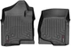Килимки Weathertech Black для Chevrolet Silverado (extended & double cab)(mkII)(4x4 with shifter)(1 row) 2007-2014 (WT 4413061) - зображення 1