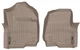 Килимки Weathertech Beige для Ford Super Duty (mkIV-mkV) 2017→ (SuperCab/SuperCrew)(роздільний)(1 ряд) (WT 4510121) - изображение 1