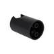 Держатель для ручного душа Qtap Spojeni округлый QT829910842854OB Black Matt - изображение 3