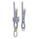 Кабель USB Hoco GH7 Type-C to Type-C 60W 1.8m Салатовий - зображення 1