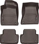 Килимки Weathertech Choco для Audi A4/S4/RS4 (mkV)(B9) 2015-2023 / A5/S5/RS5 Sportback (mkII) 2016→ (8 кріплення) (WT 479371-479072) - изображение 1