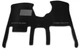Двошарові килимки Sotra Classic 7mm Black для Chrysler Grand Voyager (mkIV)(1 ряд) 2000-2007 (ST 90241-GD-Black) - изображение 1