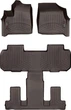 Килимки Weathertech Choco для Chevrolet Traverse (mkII) 2017-2024 (2 ряд - 2 місця)(1-2-3 ряд) (WT 4712281-4712282) - изображение 1