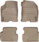 Килимки Weathertech Beige для Ford Focus (US)(mkII)(1 fixing hook) 2009-2011 (WT 451901-451902) - зображення 1
