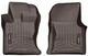 Килимки Weathertech Choco для Jaguar F-Pace (mkI) 2016-2020; Land Rover Range Rover Velar (mkI) 2017-2020 (1 ряд) (WT 479631) - изображение 1