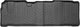 Килимки Weathertech Black для Honda CR-V (mkII) 2005-2006 (2 ряд) (WT 440202) - изображение 1