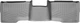 Килимки Weathertech Grey для Jeep Grand Cherokee (WK) 2004-2010 / Commander (XK) 2005-2010 (2 ряд) (WT 460132) - изображение 1
