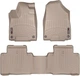 Килимки Weathertech Beige для Acura MDX (mkIII) 2013-2020 (не гібрид)(1-2 ряд) (WT 455761-455762) - изображение 1
