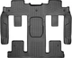 Килимки Weathertech Black для GMC Acadia (mkI) 2006-2017; Buick Enclave (mkI) 2008-2017; Saturn Outlook (mkI) 2006-2010 (2 ряд - 2 місця)(2-3 ряд) (WT 441114) - изображение 1