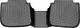 Килимки Weathertech Black для Subaru Legacy (mkVI) 2014-2019 / Outback (mkV) 2014-2020 (2 ряд) (WT 447082) - изображение 1