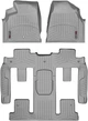 Килимки Weathertech Grey для GMC Acadia (mkI) 2006-2017; Buick Enclave (mkI) 2008-2017; Saturn Outlook (mkI) 2006-2010 (2 ряд - 2 місця)(1 кріплення, що крутяться)(1-2-3 ряд) (WT 462511-461114) - изображение 1