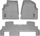 Килимки Weathertech Grey для GMC Acadia (mkI) 2006-2008; Buick Enclave (mkI) 2007-2008 (2 ряд - 3 місця)(1 кругле кріплення)(1-2 ряд) (WT 467021-461112) - изображение 1