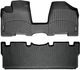 Килимки Weathertech Black для Toyota Sienna (mkII) 2003-2010 (1 ряд - цілісний)(1-2 ряд) (WT 443181-440872) - изображение 1