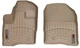Килимки Weathertech Beige для Ford Taurus (mkVI) 2011-2019; Lincoln MKS (mkI) 2011-2019 (1 ряд) (WT 453021) - изображение 1