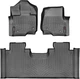 Килимки Weathertech Black для Ford F-150 (mkXIII-mkXIV) 2014→ (SuperCab)(1 ряд - 2 місця) (WT 446971-446973) - изображение 1