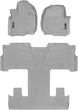 Килимки Weathertech Grey для Ford Expedition Max (mkIV) 2018-2020; Lincoln Navigator L (mkIV) 2018-2024 (2 ряд - 2 місця)(1-2-3 ряд) (WT 4612951-4612955) - изображение 1