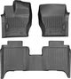 Килимки Weathertech Black для Land Rover Range Rover (long)(mkIV)(no on console 2 row) 2018→ (WT 444801-4414052) - зображення 1