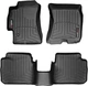 Килимки Weathertech Black для Subaru Legacy (mkIV) 2003-2009 / Outback (mkIII) 2003-2009 (без сабвуфера під водієм) (WT 440831-440832) - изображение 1