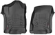 Килимки Weathertech Black для Chevrolet Silverado (extended & double cab)(mkIII)(4x4 with shifter)(with short console)(1 row) 2014→ (WT 447221) - зображення 1