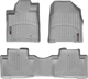 Килимки Weathertech Grey для Honda Pilot (mkII) 2008-2015 (1-2 ряд) (WT 461741-461742) - изображение 1