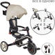 Трехколесный велосипед Globber серии Learning Trike Foldable 4 в 1 Песочный (732-466-2) - изображение 3
