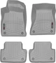 Килимки Weathertech Grey для Audi A4/S4/RS4 (mkV)(B9) 2015-2023 / A5/S5/RS5 Sportback (mkII) 2016→ (8 кріплення) (WT 469371-469072) - изображение 1