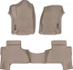 Килимки Weathertech Beige для Cadillac Escalade ESV (mkIV) 2014-2019 (1-2 ряд) (WT 456071-456942) - изображение 1