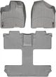 Килимки Weathertech Grey для Toyota Sienna (mkIII) 2010-2012 (7 місць)(1-2-3 ряд) (WT 463001-463004) - изображение 1