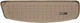 Килимок Weathertech Beige для Hyundai ix55 / Veracruz (mkI) 2006-2015 (багажник за 3 рядом) (WT 41427) - изображение 1