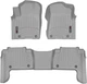 Килимки Weathertech Grey для Infiniti QX80 (mkII) 2018-2024; Nissan Armada (mkII) 2018-2024 (1-2 ряд) (WT 4615021-4615022) - изображение 1