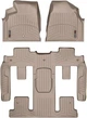Килимки Weathertech Beige для GMC Acadia (mkI) 2006-2017; Buick Enclave (mkI) 2008-2017; Saturn Outlook (mkI) 2006-2010 (2 ряд - 2 місця)(1 кріплення, що крутяться)(1-2-3 ряд) (WT 452511-451114) - изображение 1